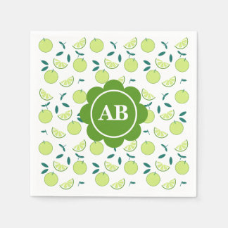 Servilleta de papel diseño de limas servet