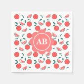 Servilleta de papel diseño melocotones servet (Voorkant)