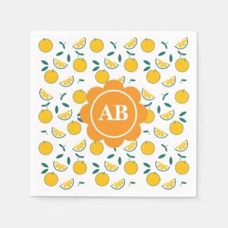 Servilleta de papel diseño naranjas servet
