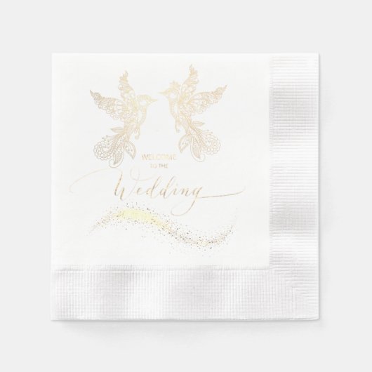 Servilleta de papel para boda servet (Voorkant)