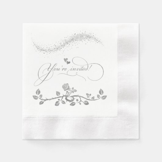 Servilleta de papel para boda servet (Voorkant)
