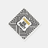 SERVILLETA PARA FIESTA PERSONALIZADA SERVETTEN (Hoek)