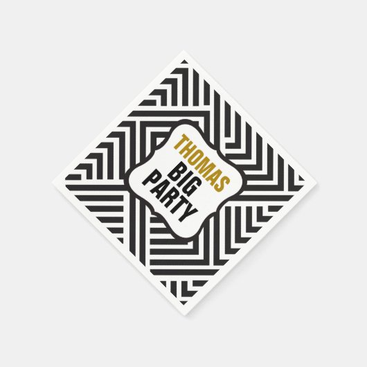 SERVILLETA PARA FIESTA PERSONALIZADA SERVETTEN (Hoek)