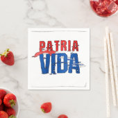 Servilleta Patria y vida Servet (Insitu)