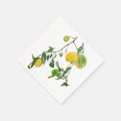 Servilletas con acuarela de limones servet (Hoek)