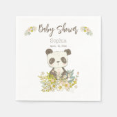 Servilletas de papel Baby Shower Panda Servet (Voorkant)