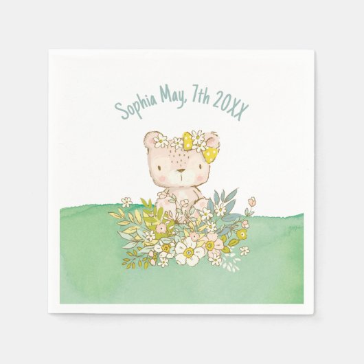 Servilletas de papel de la colección Little Bear Servet (Voorkant)