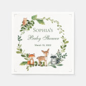 Servilletas De Papel ducha de bebé con pañales de  Servet (Voorkant)