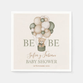 Servilletas De Papel Teddybeer Baby shower Jongens Servet