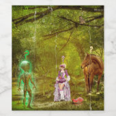 Servilletas De Papel Welcome to Planet Earth Wijn Etiket (Enkel label)