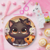 Servilletas Gato Negro Papieren Bordje