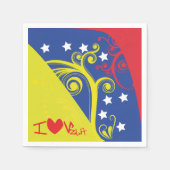 Servilletas I Love Venezuela Servet (Voorkant)