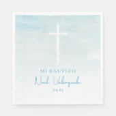 Servilletas Mi Bautizo Azul Spaanse servetten (Voorkant)
