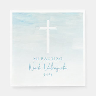 Servilletas Mi Bautizo Azul Spaanse servetten