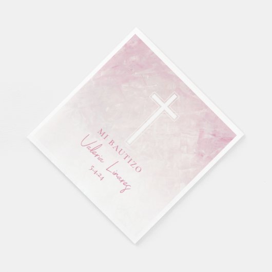 Servilletas Mi Bautizo Rosita Spaanse servetten (Hoek)