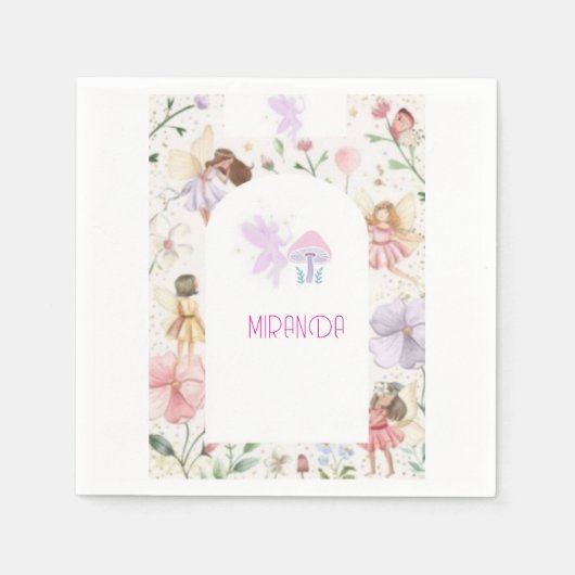 Servilletas Personalizadas para Fiesta de Cumpleañ Servet (Voorkant)