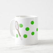 Servin' Up Tennis Balls Koffiemok (Voorkant links)