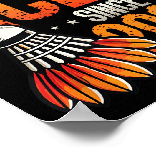 Serving Aces Sinds 2005 Badminton Lover 20e Geboor Poster (Hoek)