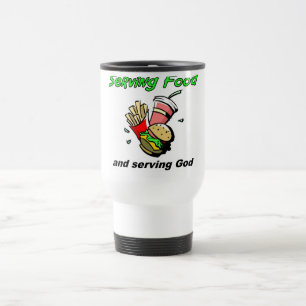 Serving Food Serving God Christelijke Gift Reisbeker