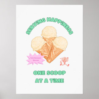 Serving Happiness Poster