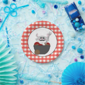 Serving Meatball Italiaans bord voor voedselrede (Feest)