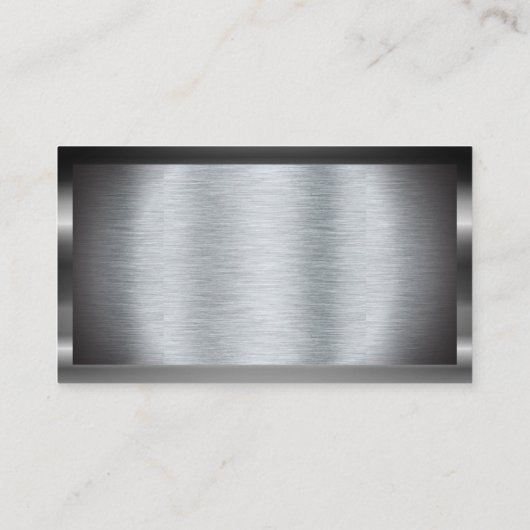 Serving Platter | Metaalgrens QR-code Visitekaartje (Achterkant)