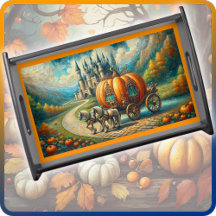 SERVING TRAY - Halloween tijd in het kasteel