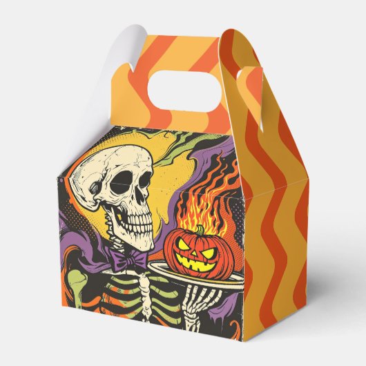 "Serving Up Scares" Replica uit de jaren 50 Bedankdoosjes (Voorkant Zijde)