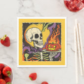 "Serving Up Scares" Replica uit de jaren 50 Servet (Insitu)