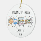 Serving Up Smiles Lunchdame Ornament (Links)