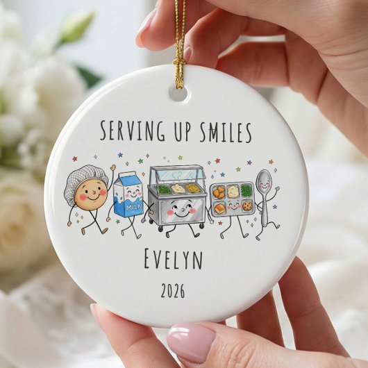Serving Up Smiles Lunchdame Ornament