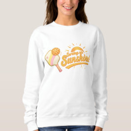 Serving Up Sunshine - Sunny Pastel Pickleball Life Trui