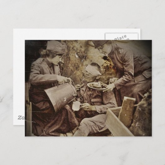 Serving Wond Soldier Coffee Briefkaart (Voorkant / Achterkant)