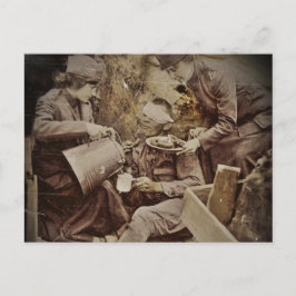 Serving Wond Soldier Coffee Briefkaart