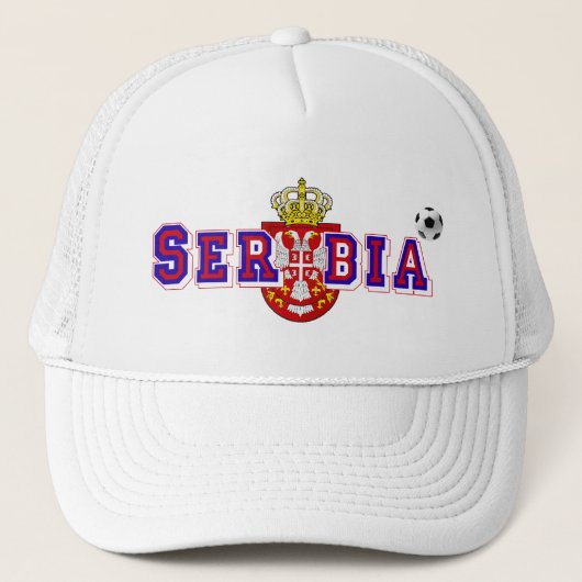 Servisch balletlogo voor logo trucker pet (Voorkant)