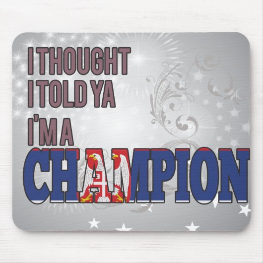 Servisch en Champion Muismat (Voorkant)