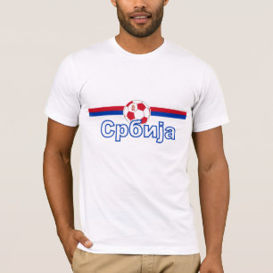 Servisch Football 2010 Wereld AA T-shirt