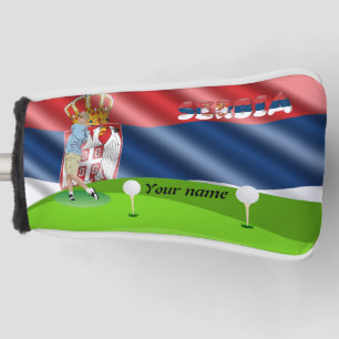 Servisch golfer golfheadcover