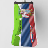 Servisch golfer golfheadcover (Draai 90)