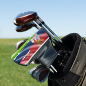 Servisch golfer golfheadcover (Insitu)