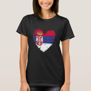 Servisch hart of Servische vlag Servisch of Servis T-shirt