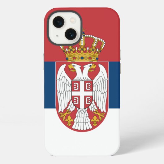 Servisch iPhone Hoesje (Achterkant)