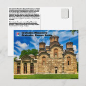 SERVISCH KLOOSTERS - Gračanica orthodox klooster Briefkaart (Voorkant / Achterkant)