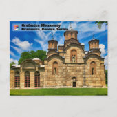 SERVISCH KLOOSTERS - Gračanica orthodox klooster Briefkaart (Voorkant)