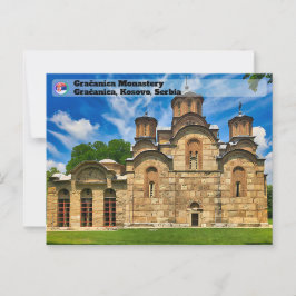SERVISCH KLOOSTERS - Gračanica orthodox klooster Briefkaart