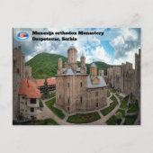 SERVISCH KLOOSTERS - Klooster van Manasija 2 Briefkaart (Voorkant)