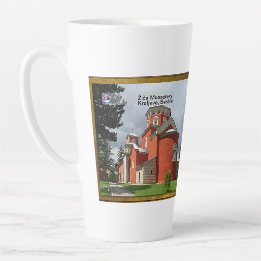 SERVISCH KLOOSTERS - Žiča klooster orthodox Latte Mok (Links)