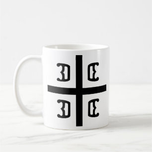 Servisch kruisje koffiemok