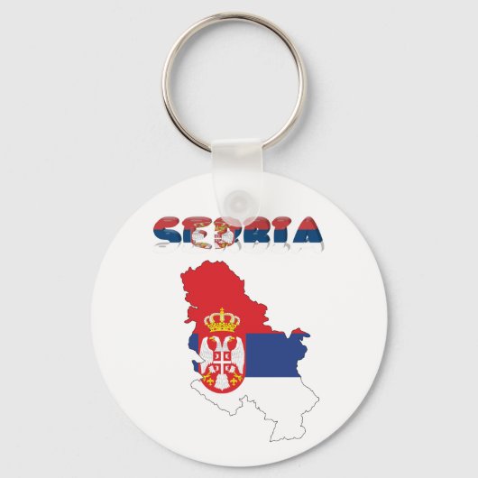 Servisch land sleutelhanger (Voorkant)