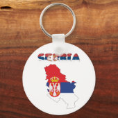 Servisch land sleutelhanger (Voorkant)